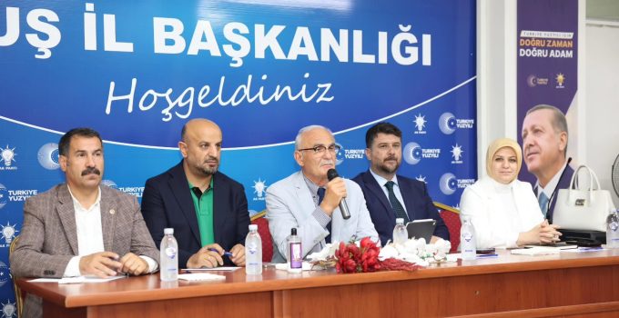 AK Parti Muş İl Başkanlığı’nda Değerlendirme ve İstişare Toplantısı