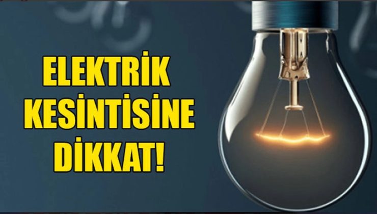 Muş’ta Planlı Elektrik Kesintisi