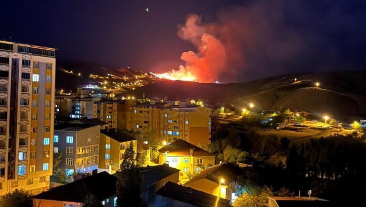 Muş Pamukluk Bağında  Yangın Çıktı: Ekipler Söndürme Çalışmalarını Sürdürüyor