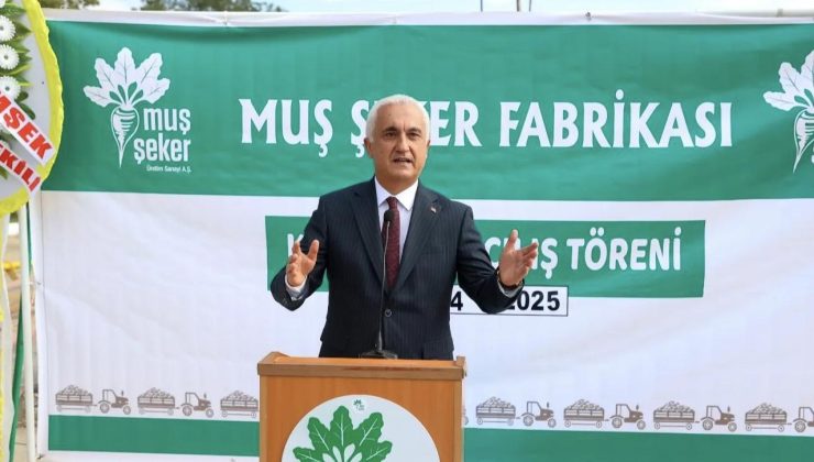 Muş Şeker Fabrikası 2024-2025 Şeker Pancarı Kampanya Dönemi Törenle Başladı