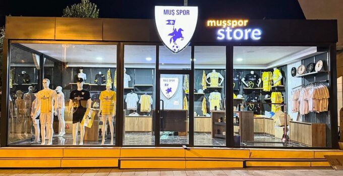 Muş Spor Store Açıldı Taraftarlara müjde