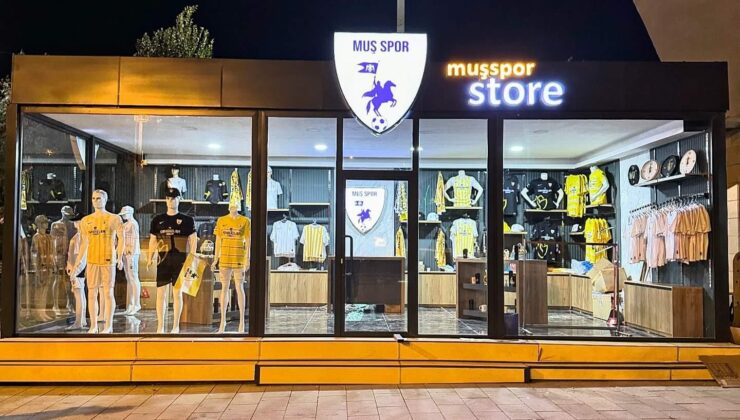 Muş Spor Store Açıldı Taraftarlara müjde