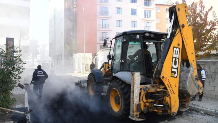 Kış Öncesi Yoğun Yol Yapım Çalışmaları