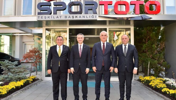 Vali Avni Çakır ve Milletvekili Mehmet Emin Şimşek’ten Spor Toto Teşkilat Başkanlığına Ziyaret