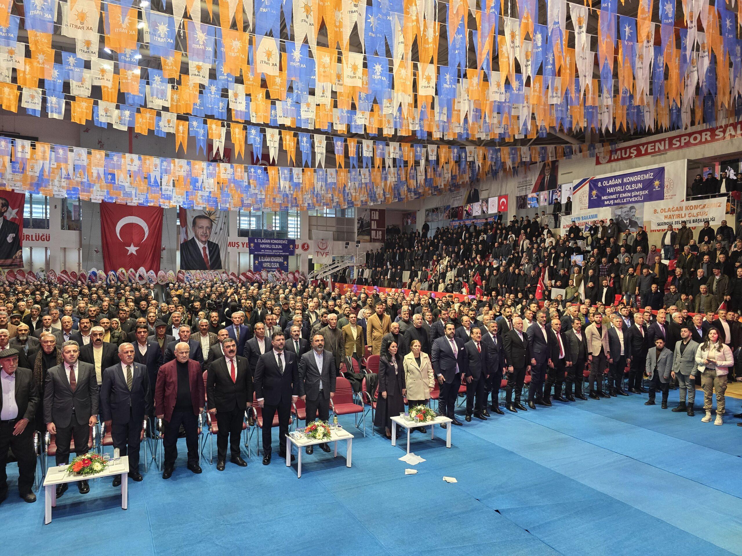 “AK Parti Muş 8. Olağan İl Kongresi Gerçekleşti.