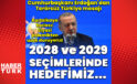 Son dakika: Cumhurbaşkanı Erdoğan: 2028 ve 2029 seçimlerinde hedefimiz… | Son dakika haberleri